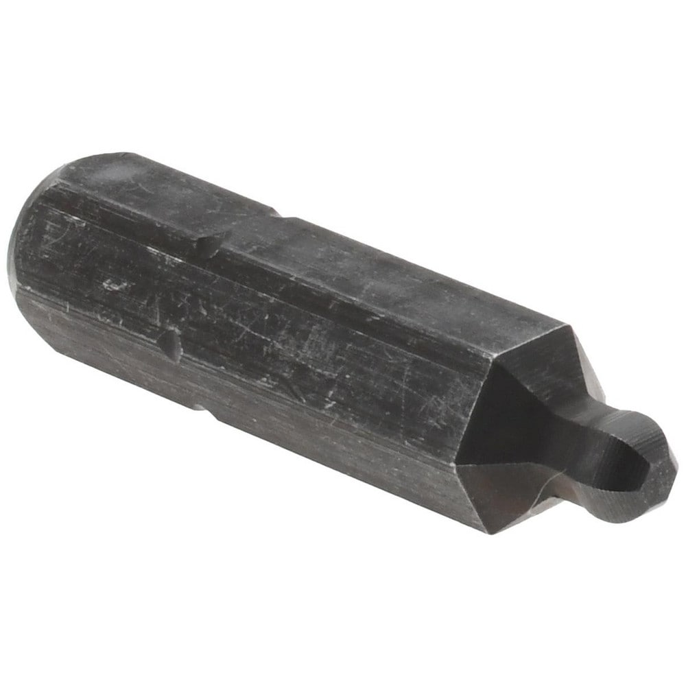 Hex Screwdriver Bits; Type: Ball End Hex Bit; Ball End: Yes; Measurement Type: Metric; Drive Size: 1/4; Hex Size (mm): 2.500