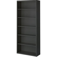 Bookcases; Overall Height: 84; Overall Width: 36; Overall Depth: 18; Material: Steel; Color: Pastel Green; Shelf Weight Capacity: 160