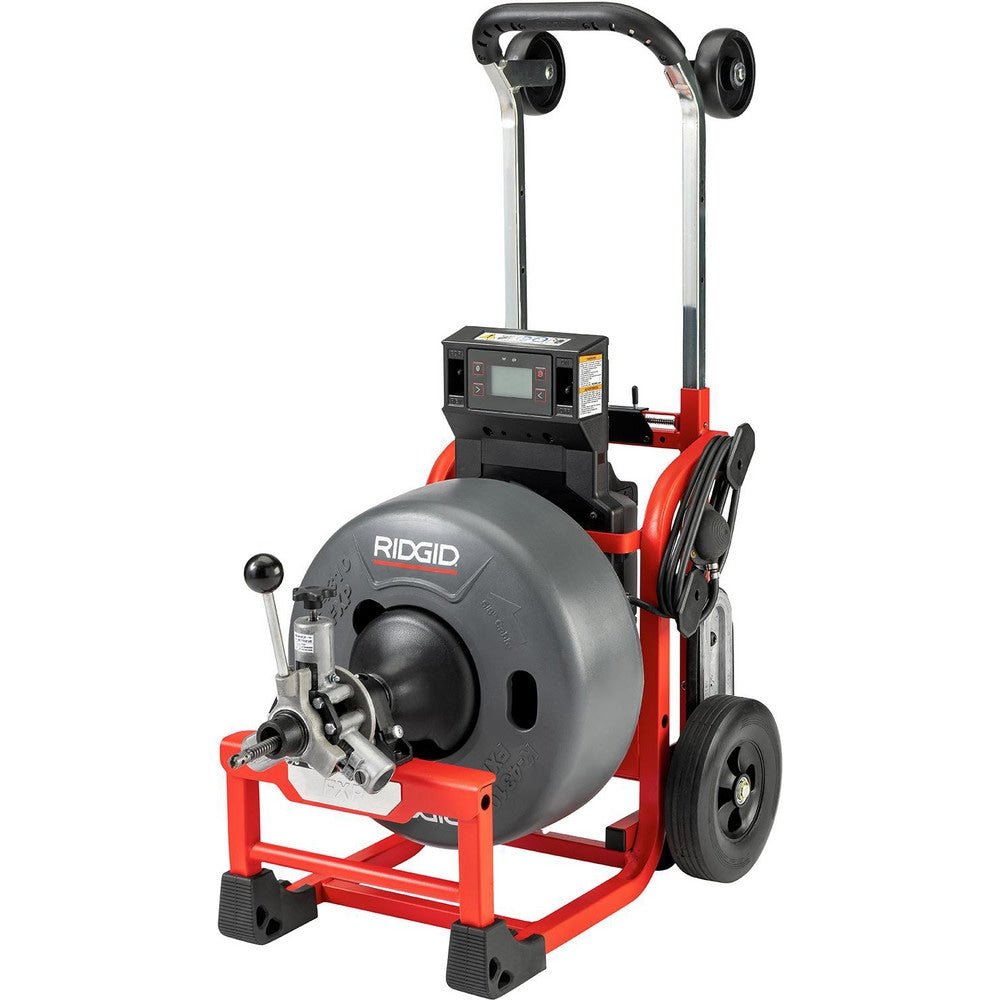 Electric & Gas Drain Cleaning Machines; Machine Type: Drum; For Use With: Drain Lines; For Minimum Pipe Size: 4 in; For Maximum Pipe Size: 10 in; Overall Length: 37.00 in; Overall Width: 19 in; Overall Depth: 35 in