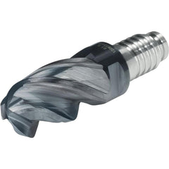 Ball End Mill Heads; Mill Diameter (mm): 12.00; Mill Diameter (Decimal Inch): 0.4724; Length of Cut (mm): 18.0000; Length Of Cut (Decimal Inch - 4 Decimals): 0.7087; Connection Type: Duo-Lock 12; Overall Length (Decimal Inch): 1.6535