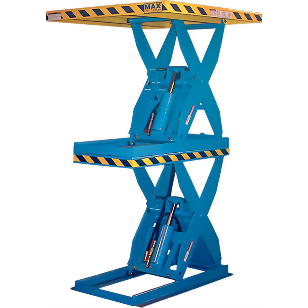 Stationary Lift Tables; Overall Length: 48.00 in; Lift Mechanism: Hydraulic; Overall Height: 86.5 in; Body Material: Steel; Load Capacity: 3500 lb