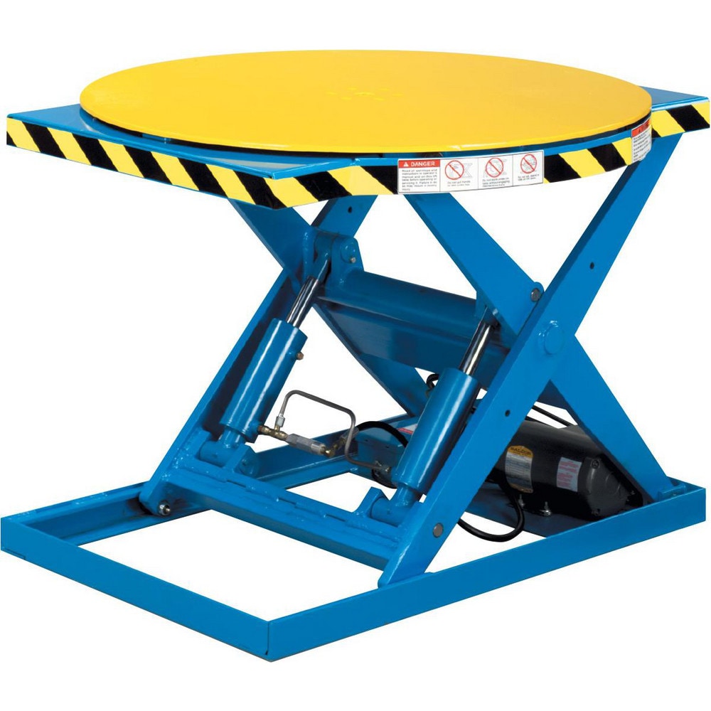 Stationary Lift Tables; Overall Length: 45.00 in; Lift Mechanism: Hydraulic; Overall Height: 32.5 in; Body Material: Steel; Load Capacity: 3500 lb