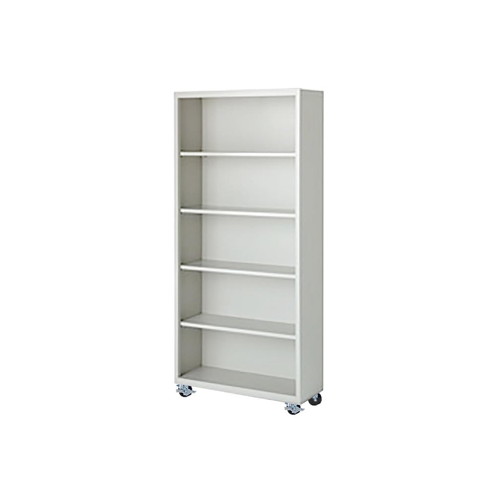 Bookcases; Overall Height: 75; Overall Width: 36; Overall Depth: 18; Material: Steel; Color: Putty; Shelf Weight Capacity: 160