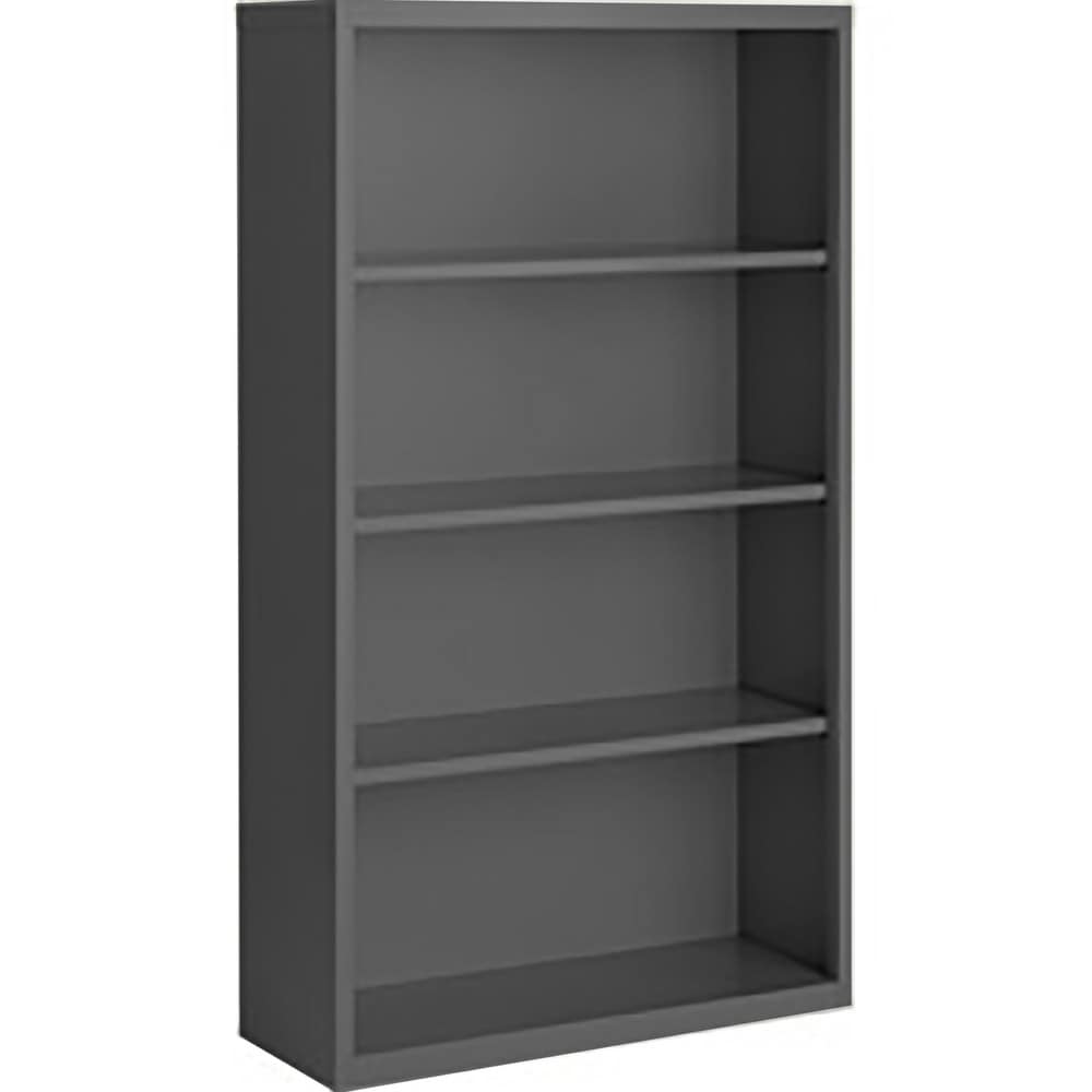 Bookcases; Overall Height: 52; Overall Width: 36; Overall Depth: 13; Material: Steel; Color: Wine Red; Shelf Weight Capacity: 160