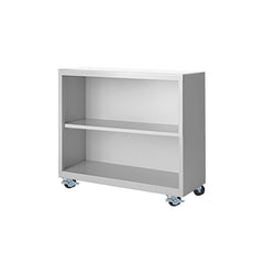 Bookcases; Overall Height: 33; Overall Width: 36; Overall Depth: 13; Material: Steel; Color: Yellow; Shelf Weight Capacity: 160