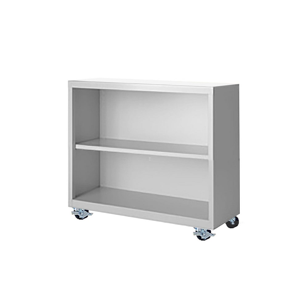 Bookcases; Overall Height: 33; Overall Width: 36; Overall Depth: 13; Material: Steel; Color: b; Shelf Weight Capacity: 160