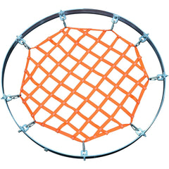 Netting Solutions; Type: Hatch & Confined Safety Net; Width (Feet): 7.00; Mesh Size (Inch): 84; Color: High Vis Orange