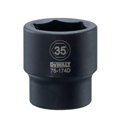 Impact Socket: 3/4" Drive, 35 mm Socket, Hex Drive