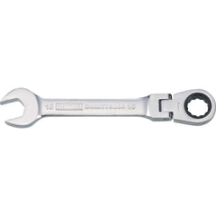 Combination Wrench: 15.00 mm Head Size, 15 deg Offset