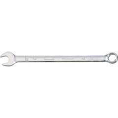 Combination Wrench: 12.00 mm Head Size, 15 deg Offset