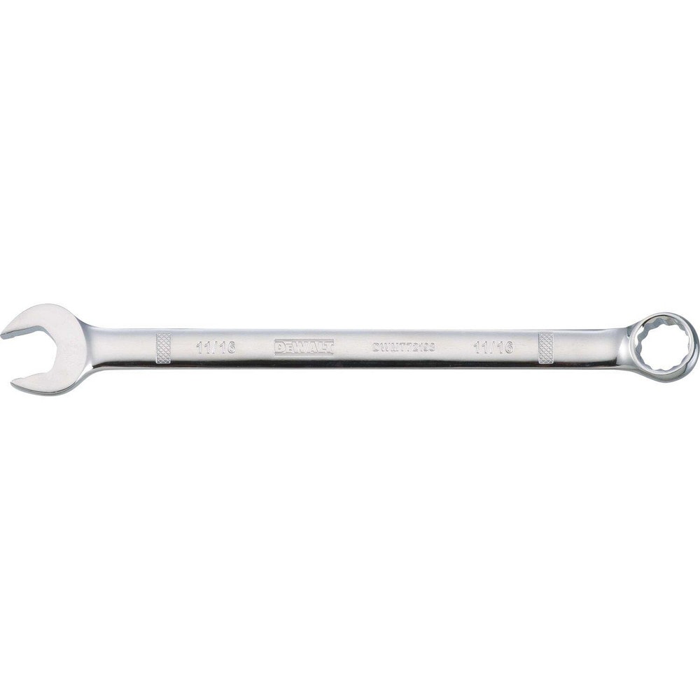 Combination Wrench: 11/16" Head Size, 15 deg Offset