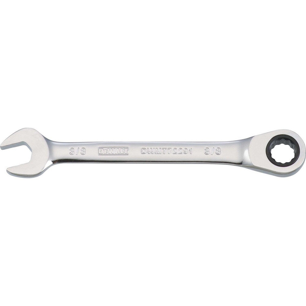 Combination Wrench: 3/8" Head Size, 15 deg Offset