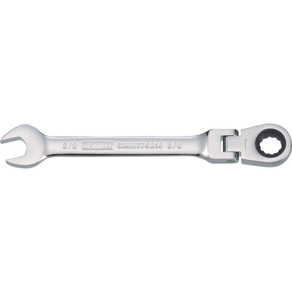 Combination Wrench: 3/8" Head Size, 15 deg Offset