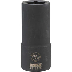 Impact Socket: 3/4" Drive, 15/16" Socket, Hex Drive