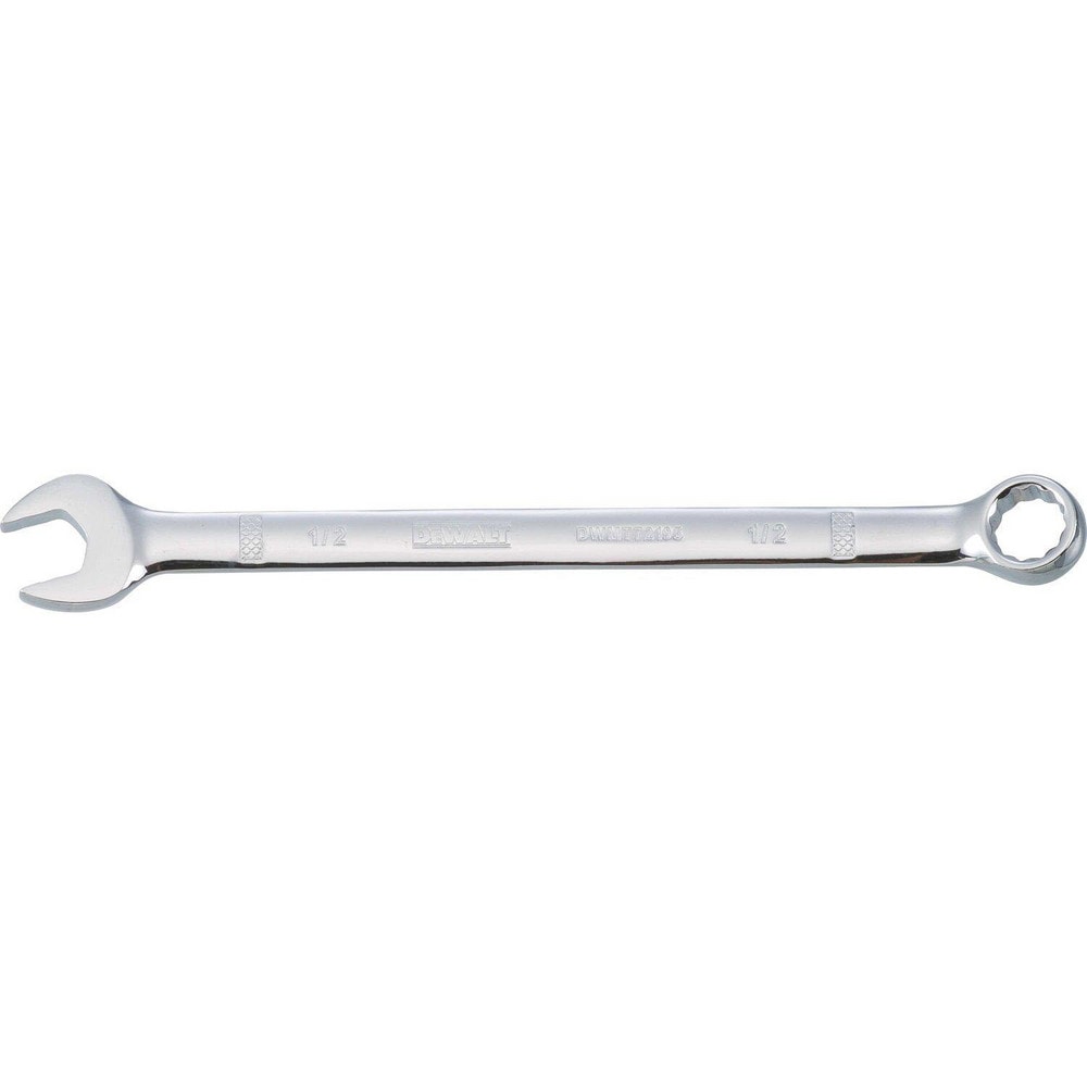 Combination Wrench: 1/2" Head Size, 15 deg Offset