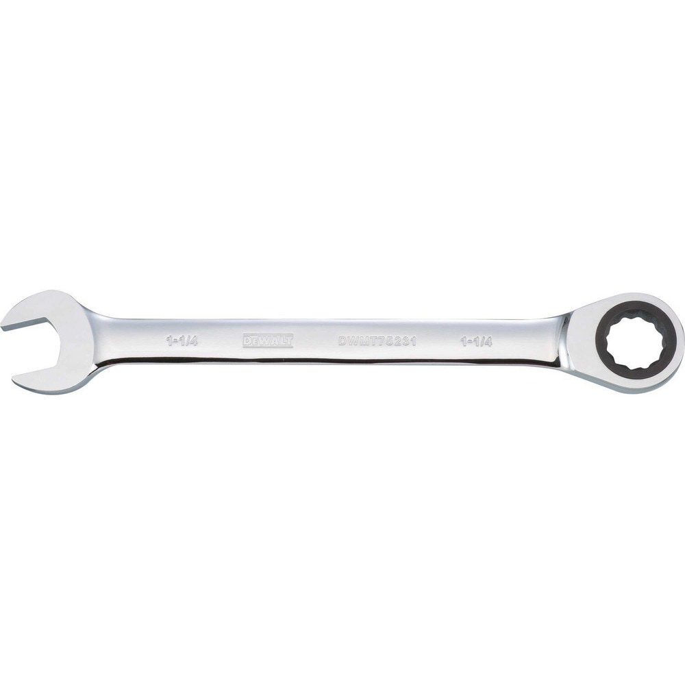 Combination Wrench: 1-1/4" Head Size, 15 deg Offset