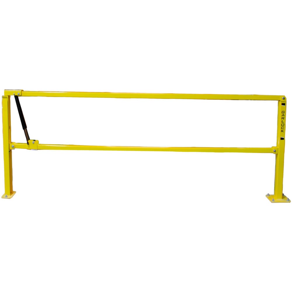 Rail Safety Gates; Opening Size: 6'; Material: Steel; Overall Width: 300 in; Width (Inch): 300; Self Closing: No; Color: Safety Yellow