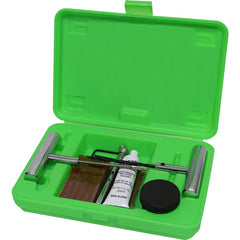 Tire Repair Kits; Kit Type: Plug, Patch; Container Type: Toolbox; Material: Plastic, Metal; Minimum Temperature: -20 C; Maximum Temperature: 100 C