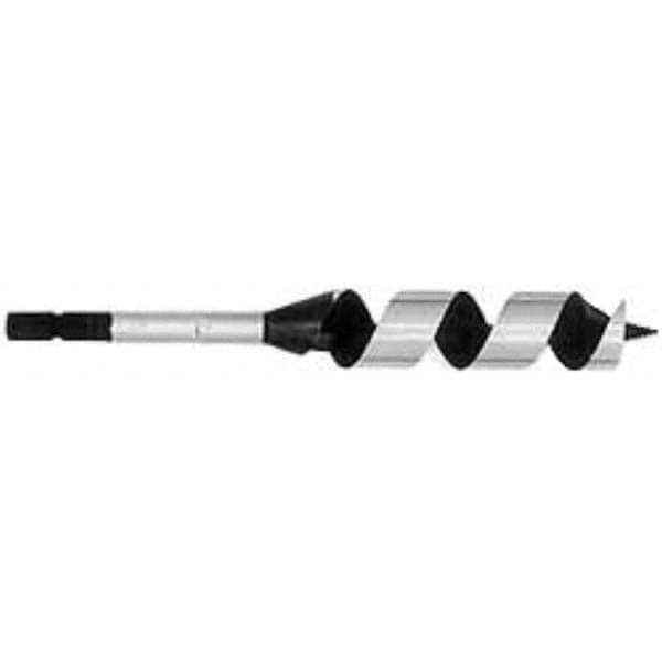 Auger & Utility Drill Bits; Shank Diameter: 0.8661; Shank Type: Hex; Tool Material: Carbon Steel; Coating: Bright/Uncoated; Twist Length: 4 in