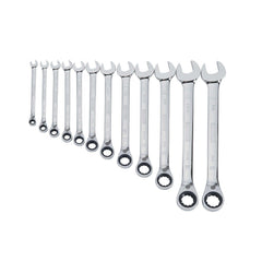 Combination Wrench Set: 12 Pc, Metric