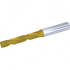 Screw Machine Length Drill Bit: 2.10 mm Dia, 140 deg Point, Solid Carbide