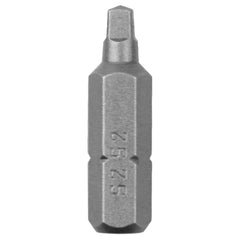 Specialty Screwdriver Bits; Bit Type: Square Bit; Style: Square; Drive Size: 1/4; Overall Length (Inch): 1