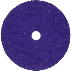 Fiber Disc:  7" Disc Dia, 7/8" Hole, Arbor Hole, 36 Grit, Premium Ceramic Alumina