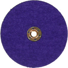 Fiber Disc:  7" Disc Dia, Quick Change TN, 36 Grit, Premium Ceramic Alumina