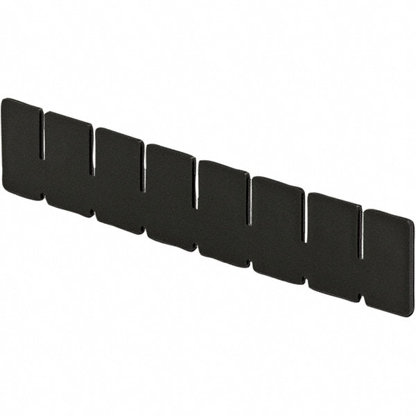 Bin Divider: Use with DC2025 Short Side Measures 1.9" Tall, Black