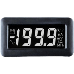 Panel Meters; Panel Meter Type: Panel Meter; Power Measurement Type: DC Voltmeter; Panel Meter Display Type: Digital LCD; Maximum Input Voltage: 8