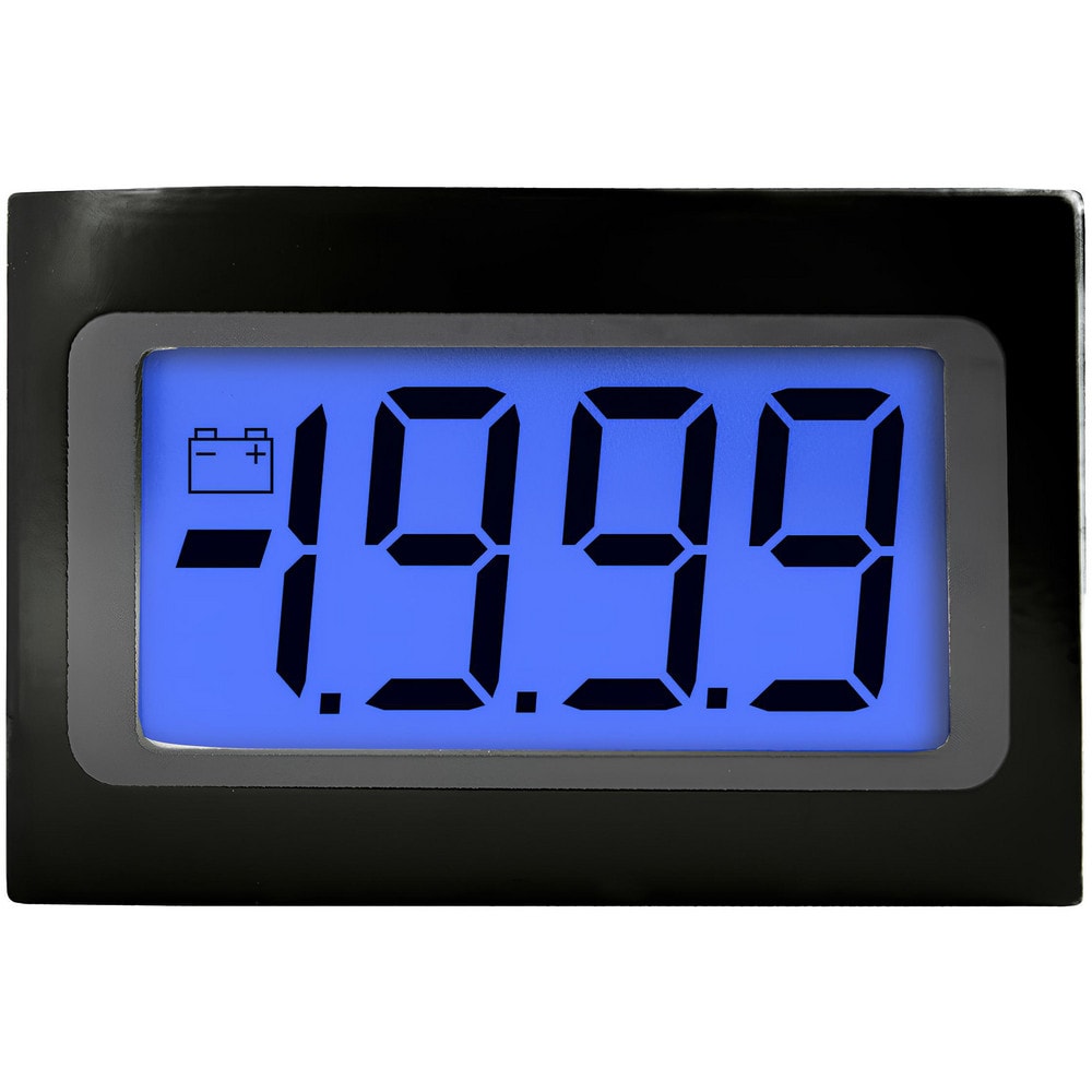 Panel Meters; Panel Meter Type: Panel Meter; Power Measurement Type: DC Voltmeter; Panel Meter Display Type: Digital LCD; Maximum Input Voltage: 15