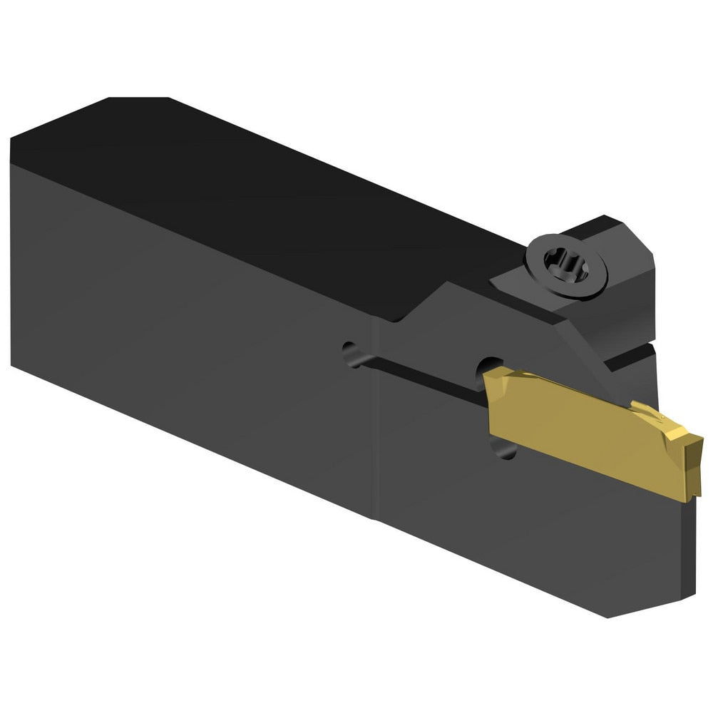 Indexable Grooving/Cut-Off Toolholders; Hand of Holder: Left Hand; Maximum Depth of Cut (Decimal Inch): 0.6693; Maximum Depth of Cut (mm): 17.00; Maximum Groove Width (Decimal Inch): 0.0788; Maximum Groove Width (mm): 2.24; Minimum Groove Width (Decimal I