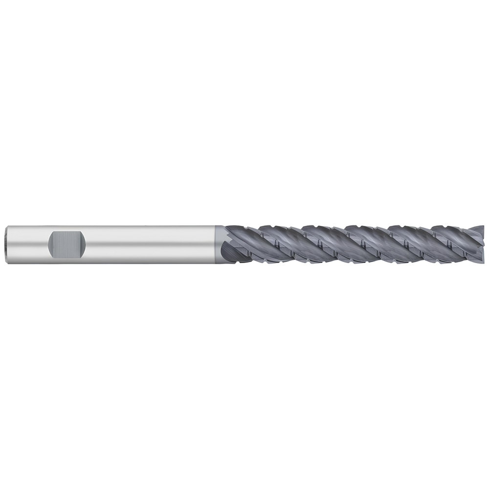 Corner Radius End Mill: 3/4" Dia, 4" LOC, 0.0600" Radius, 4 Flute, Solid Carbide