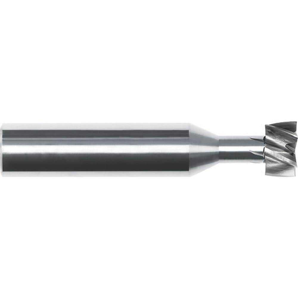 Woodruff Keyseat Cutter: 3/4" Cut Dia, 1/2" Cut Width, 3/4" Shank Dia, Straight Tooth