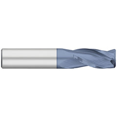 Corner Radius End Mill: 3/16" Dia, 1-1/8" LOC, 0.0150" Radius, 3 Flute, Solid Carbide