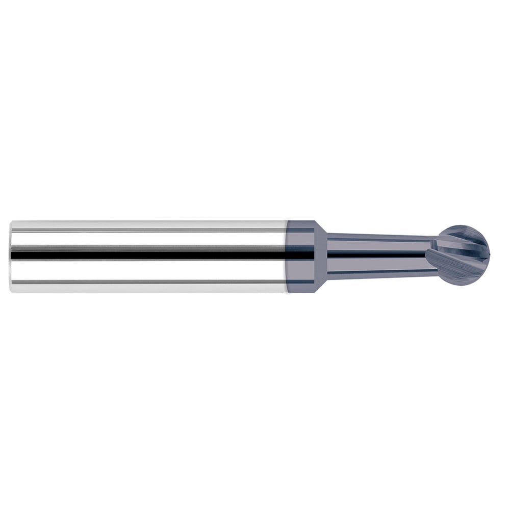 Undercutting End Mills; Mill Diameter (Decimal Inch): 0.3750; Mill Diameter (Inch): 3/8; Length Of Cut (Decimal Inch - 4 Decimals): 0.3200; Overall Length (Inch): 2-1/2; Radius: 0.1875; Number Of Flutes: 4; Neck Length (Decimal Inch): 0.2500; Neck Diamete