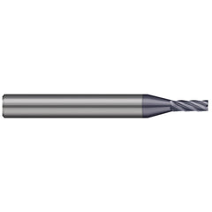 Square End Mill: 1/8" Dia, 3/8" LOC, 5 Flute, Solid Carbide