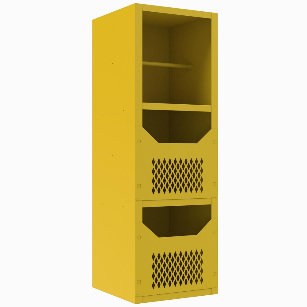 Standard Cabinet:  None,  2 Shelf,  Yellow