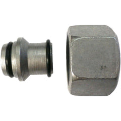 Compression Tube Cap: M12x1.5, 6" Tube ID, 6 mm Tube OD, Tube OD