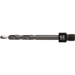 Threaded Shank Drill Bits; 21X40 1/4-28 COB STEP DRILL