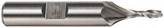 Square End Mill: 7/8" Dia, 1-1/2" LOC, 2 Flute, High Speed Steel