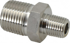 1/2 x 1/4" 316 Stainless Steel Pipe Hex Nipple