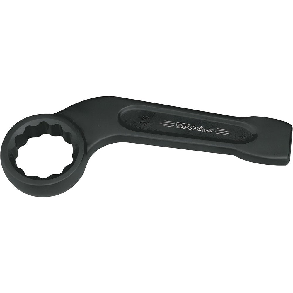 Slogging Box End Wrench: 75 mm, 12 Point, Single End