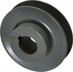 3/4" Bore Diam, 2.8" OD, Finished Bore Single Groove Sheave