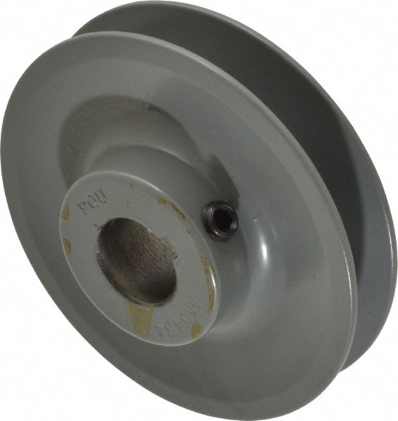 3/4" Bore Diam, 3.45" OD, Finished Bore Single Groove Sheave