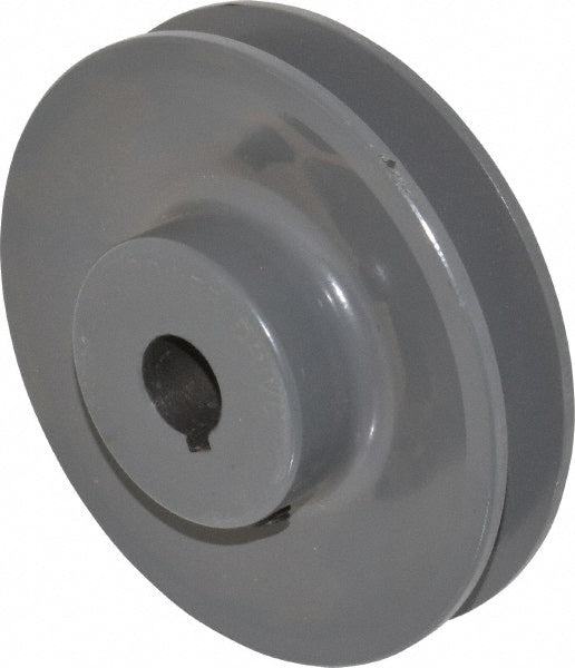 5/8" Bore Diam, 3.95" OD, Finished Bore Single Groove Sheave