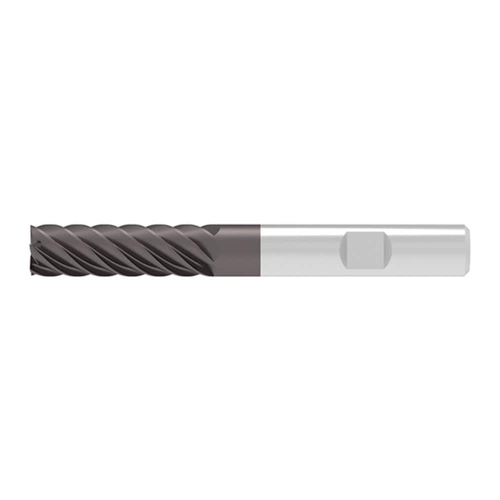 Corner Chamfer End Mill: 20.00 mm Dia, 60.00 mm LOC, 8 Flute, 0.15 mm Chamfer Width, Solid Carbide