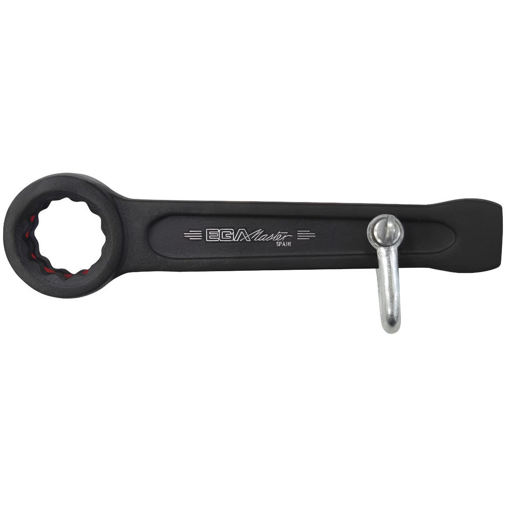 Slogging Box End Wrench: 2-7/16", 12 Point, Single End