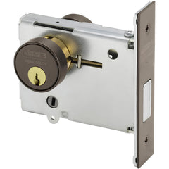 Deadbolts; Deadbolt Type: Deadbolt; Lock Type: Single Cylinder; Key Type: Keyed Different; Mount Type: Mortise; Material: Steel; Minimum Door Thickness: 1.75 in; Maximum Door Thickness: 2.25; Finish: Bright Chrome