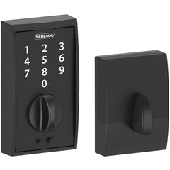 Deadbolts; Deadbolt Type: Electric Bolt; Lock Type: Keyless; Key Type: Key Codeable; Mount Type: Through Hole; Material: Zinc; Minimum Door Thickness: 1.375 in; Maximum Door Thickness: 1.75; Finish: Satin Nickel